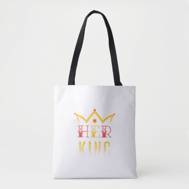 Tote Bag Her King (Devant)