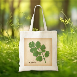 Tote Bag Herbe de coriandre