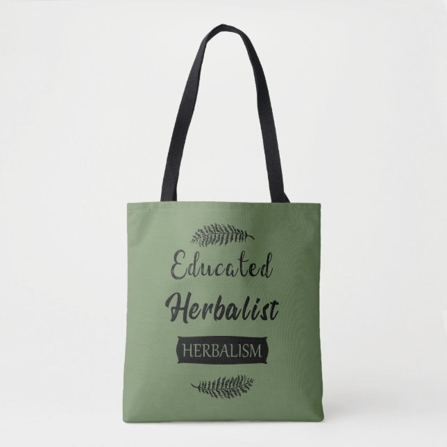Tote Bag herboriste instruit (Devant)