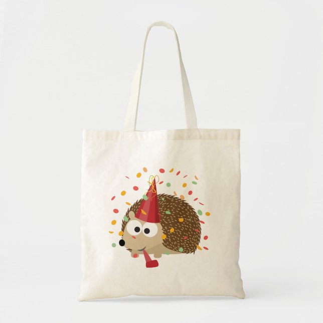 Tote Bag Hérisson du Parti Confetti (Devant)