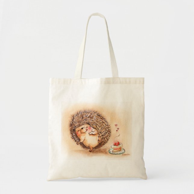 Tote Bag Hérisson Yum (Devant)