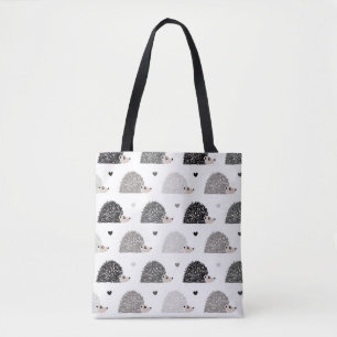 Tote Bag Hérissons et coeurs