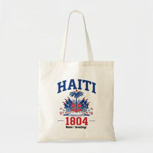 Tote Bag Héritage Graphique Drapeau Patriotique Vintage Haï