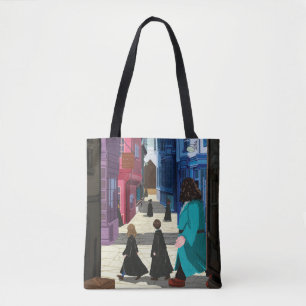 Tote Bag Hermione, HARRY POTTER™ & Hagrid dans Diagon Alley