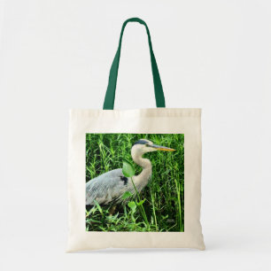 Tote Bag Heron Sur Les Pistes Aériennes Fourre-tout Réutili