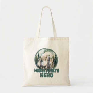 Tote Bag Héros de la santé du cheval, vétérinaire équestre