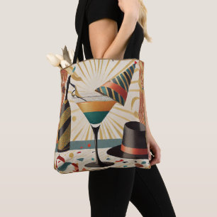 Tote Bag Heure Cocktail Mi-Siècle - Nouvel An