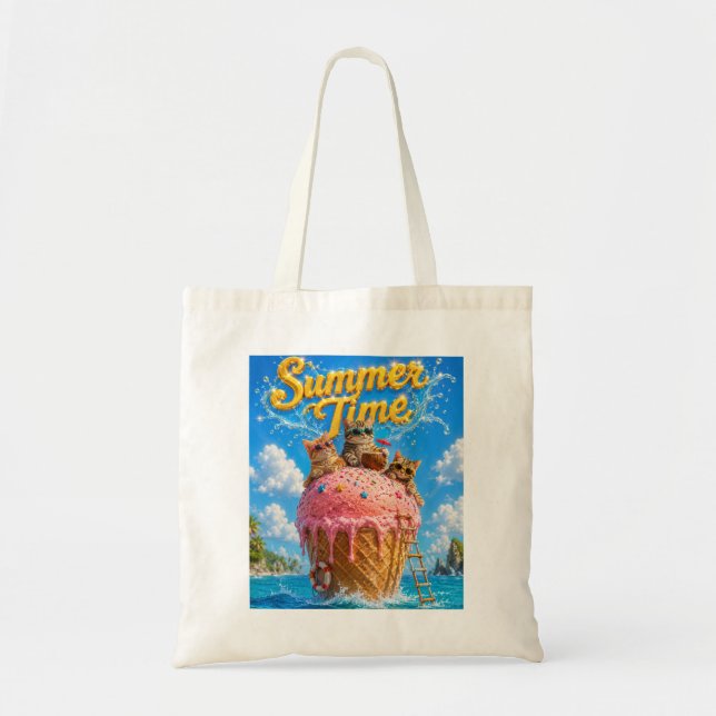 Tote Bag Heure d'été (Devant)