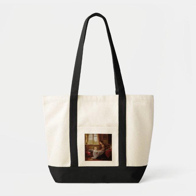Tote Bag Heure du coucher, 1890 (huile sur le panneau) (Devant)