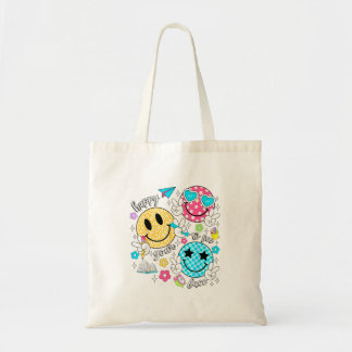 Tote Bag Heureux de voir le visage de l'enseignant sourire