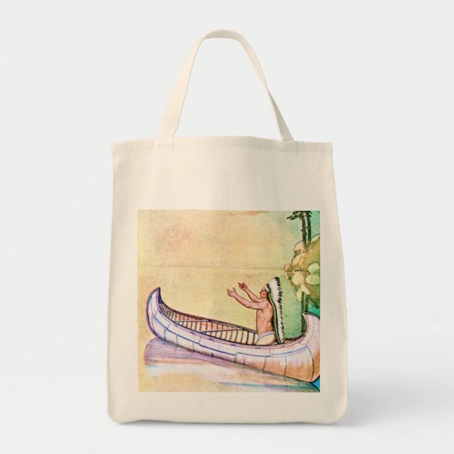 Tote Bag Hiawatha Magic Canoe (Devant)