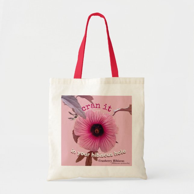 Tote Bag Hibiscus des canneberges Fourre-tout (Devant)