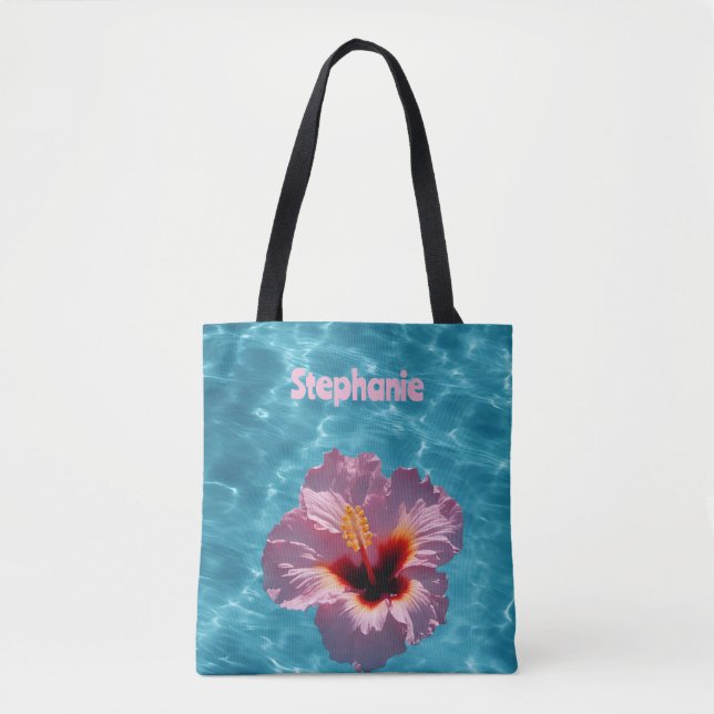 Tote Bag Hibiscus été (Devant)