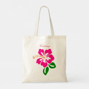 Tote Bag Hibiscus rose tropical Thunder_Cove