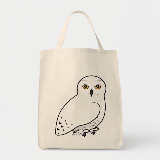 Tote Bag Hibou de Birdorable Milou (Devant)