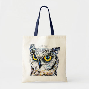 Tote Bag Hibou de client de nuit