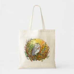Tote Bag Hibou et lune