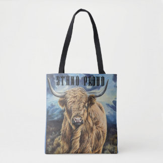 Tote Bag Highland Bull fourre-tout