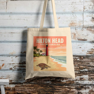 Tote Bag Hilton Head Caroline du Sud vintage