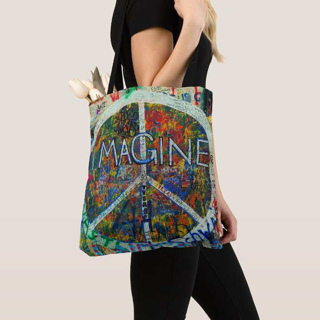 Tote Bag Hippie Wall Art (Créateur téléchargé)