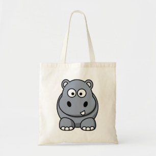 Tote Bag Hippopotame de bande dessinée
