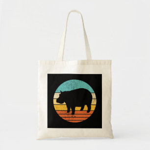 Tote Bag Hippopotomas Soleil rétro