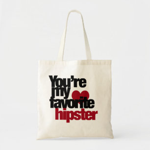 Tote Bag Hipster favori