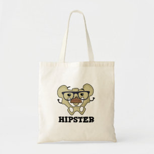 Tote Bag Hipster Funny Hip Bone Anatomie Pun
