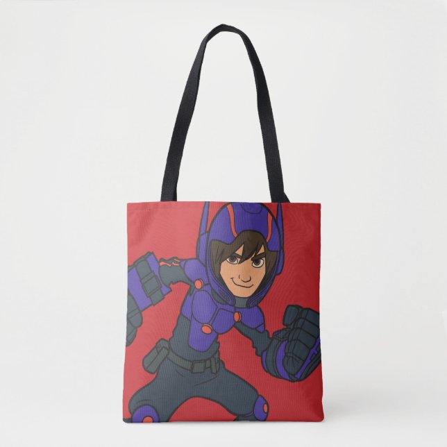 Tote Bag Hiro Hamada violet (Devant)