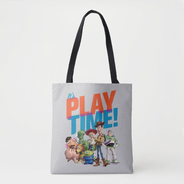 Tote Bag Histoire du jouet | C'est l'heure du jeu (Devant)
