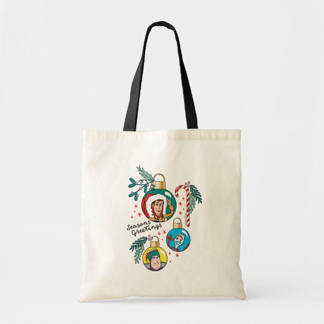 Tote Bag Histoire du jouet | JOYEUSES FÊTES (Devant)