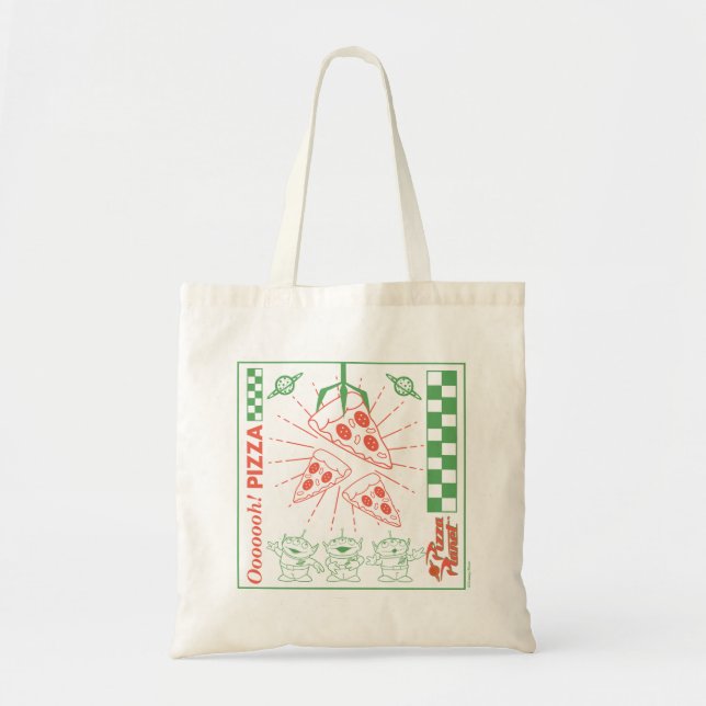 Tote Bag Histoire du jouet | Pizza Planet graphique (Devant)