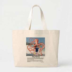 Tote Bag Histoires stupides : Octopus mangeur d'homme Grand