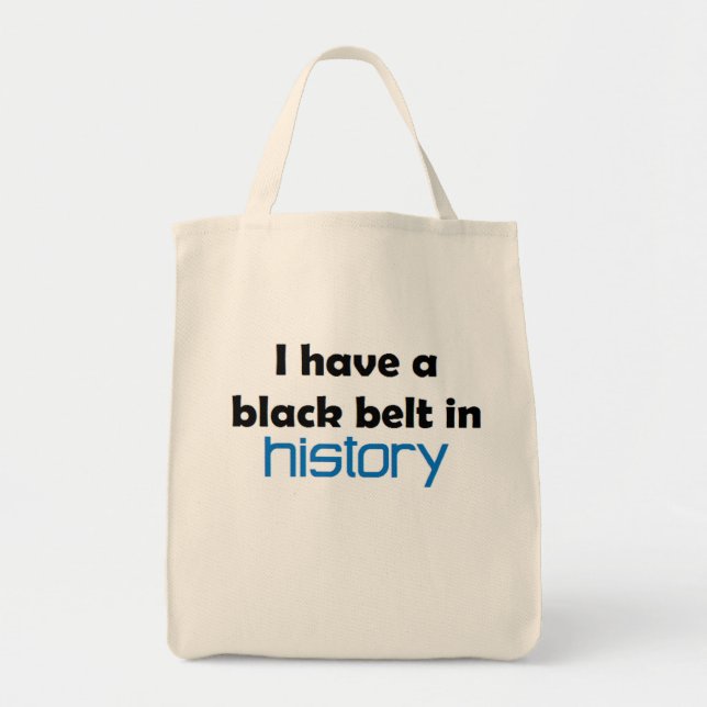 Tote Bag History black belt (Devant)