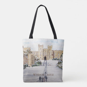 Tote Bag Hiver au château de Windsor par Farida Greenfield