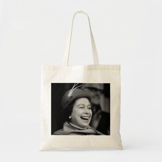 Tote Bag HM Queen Elizabeth II Windsor 1972 Doctorat profes (Devant)