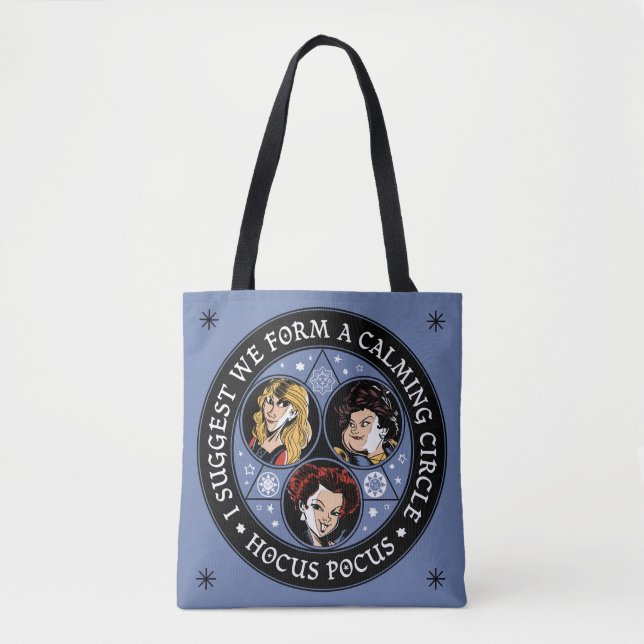 Tote Bag Hocus Pocus Calme Cercle Spellbound Fun (Devant)