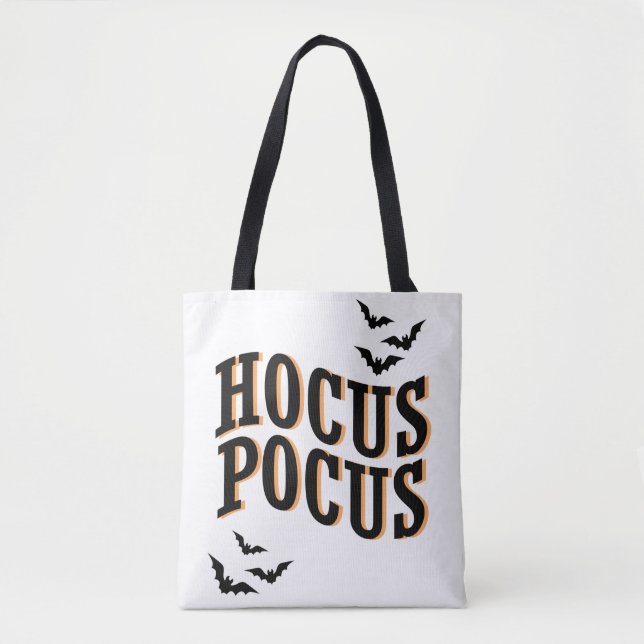 Tote Bag Hocus Pocus Éffrayant mignonne sorcières Halloween (Devant)