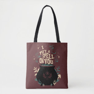 Tote Bag Hocus Pocus Je mets un sort sur vous Cauldron