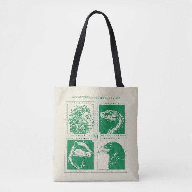 Tote Bag HOGWARTS™ Grille d'animaux de maison (Devant)