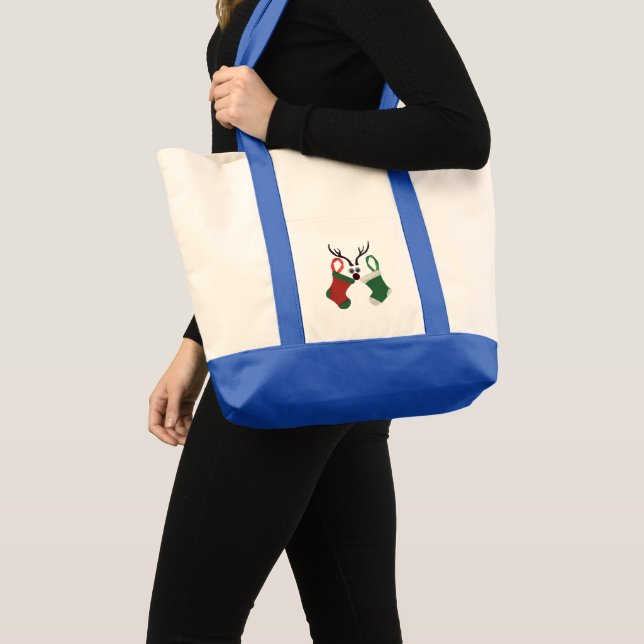 Tote Bag HOHO ! Bonne journée de Noël avec compassion (Devant (produit))