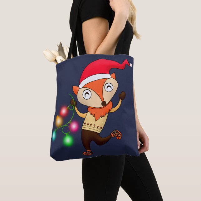 Tote Bag Holiday Fox (De près)