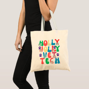 Tote Bag Holly jolly vet technologie Noël