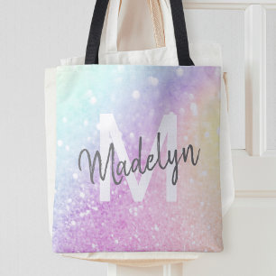 Tote Bag Holographe de Parties scintillant glamour Monogram
