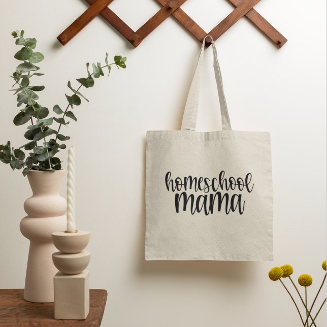 Tote Bag Homeschool Mama (Créateur téléchargé)