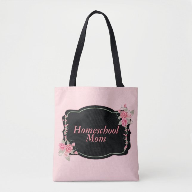 Tote Bag Homeschool Mom Glamor (Devant)