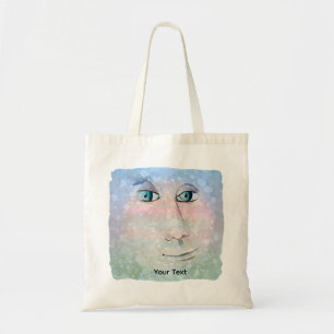 Tote Bag Homme dans la Lune