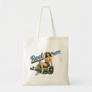 Tote Bag Homme de la pêche rétro - L'afficheur de pêche   A