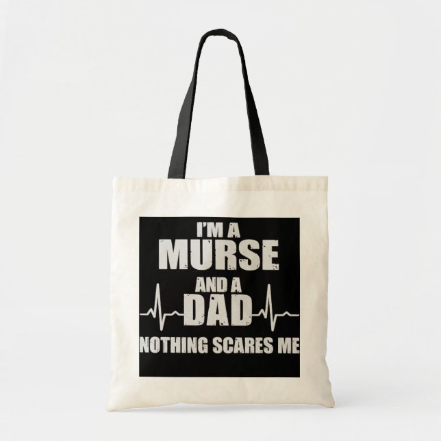 Tote Bag Homme Nurse Papa (Devant)