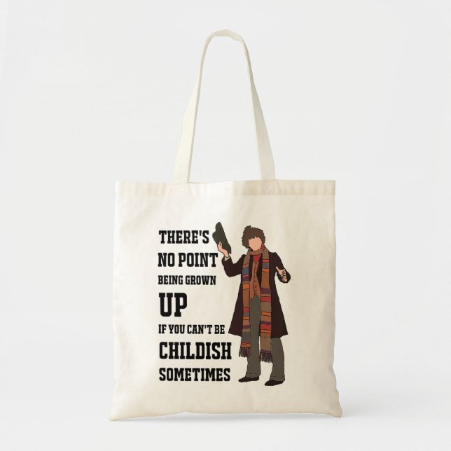 Tote Bag Hommes Femmes Docteur Tom Movie Baker Drôle Hommes (Devant)
